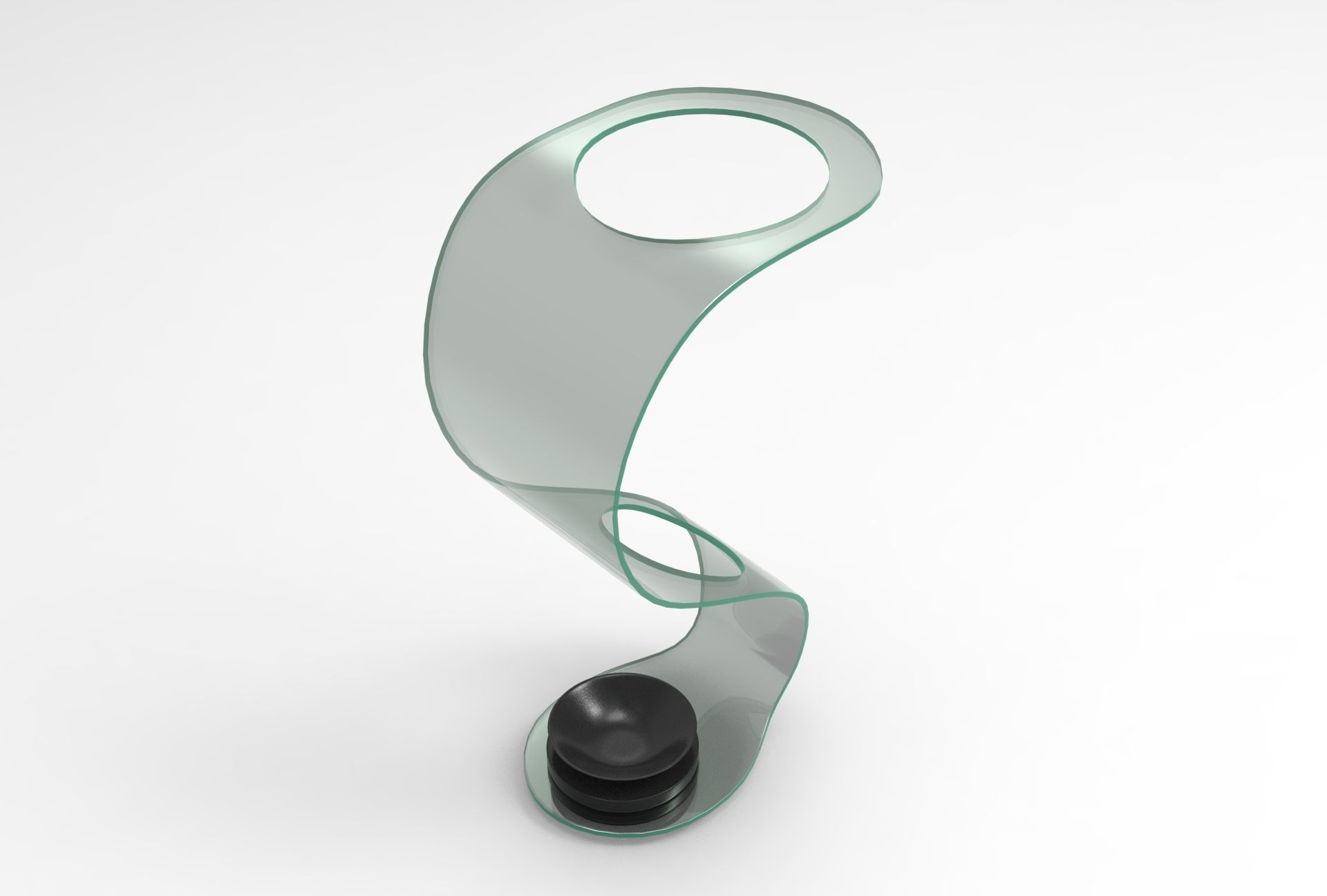 Gik Umbrella Stand Low-poly 3D model_1