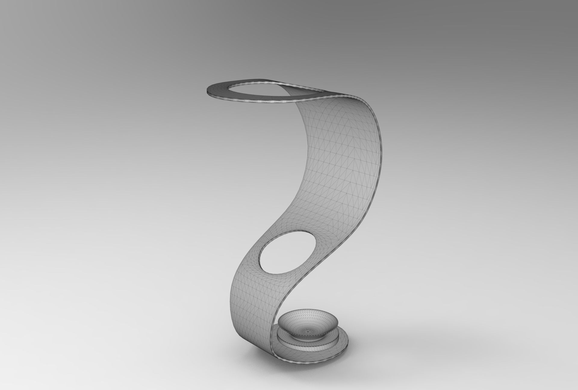 Gik Umbrella Stand Low-poly 3D model_5