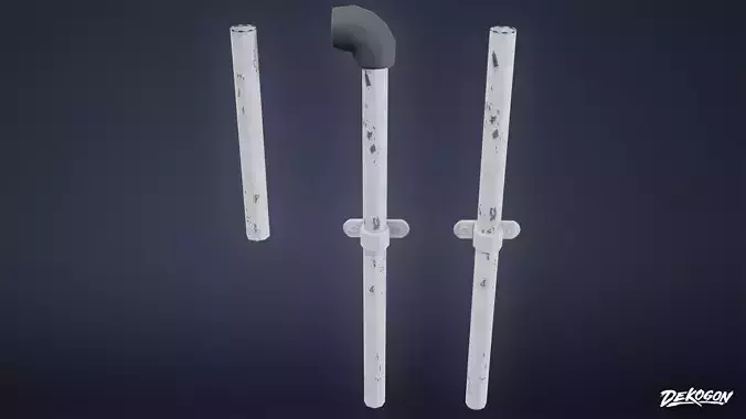 PIPES AND VENTS - Pipe Kit 01 - LOW POLY