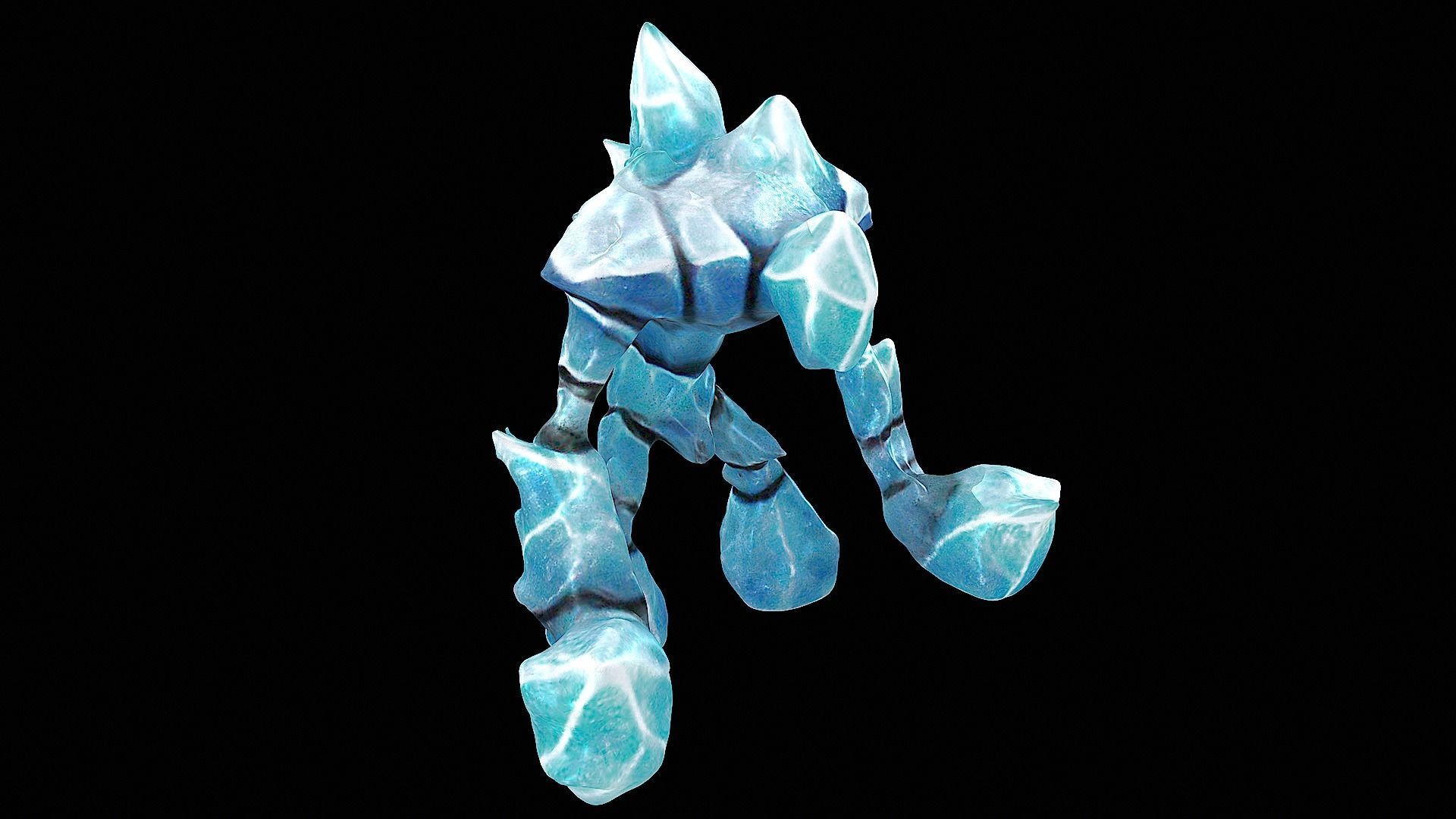 ice golem 3D model_7