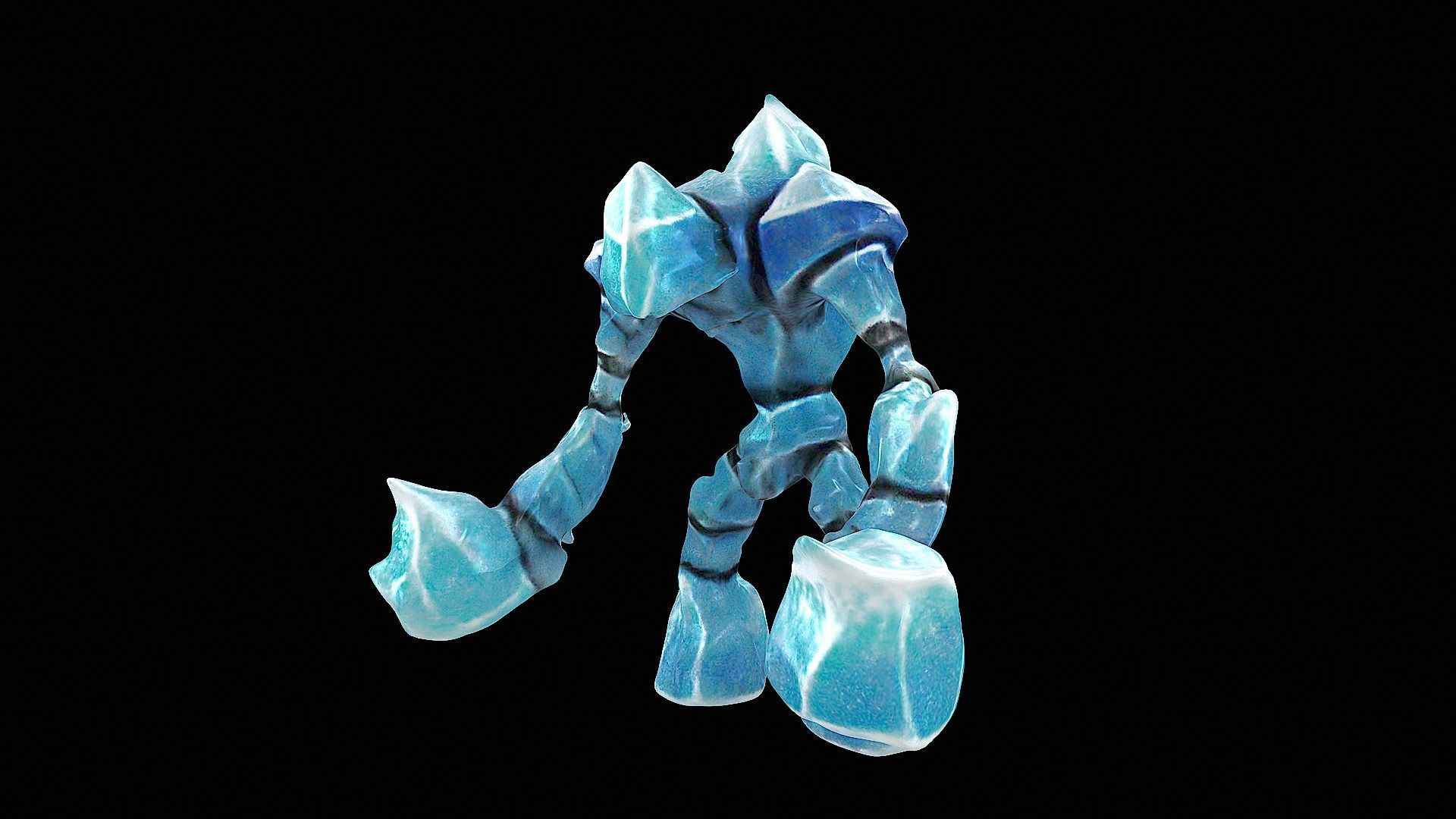 ice golem 3D model_5