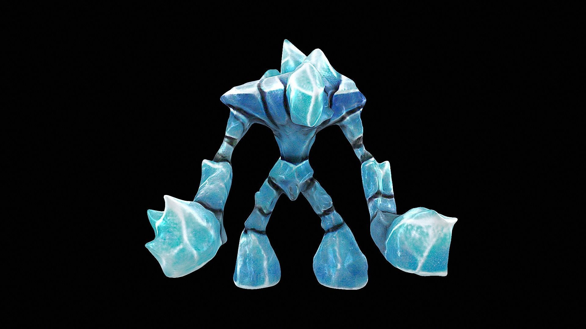 ice golem 3D model_6