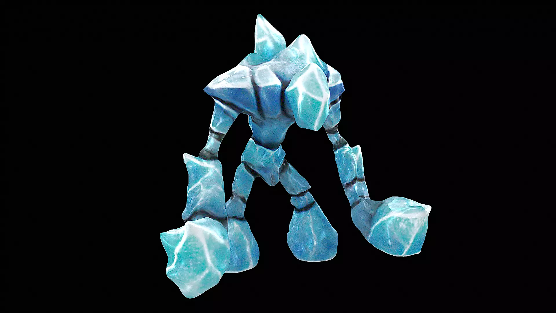 ice golem 3D model_0