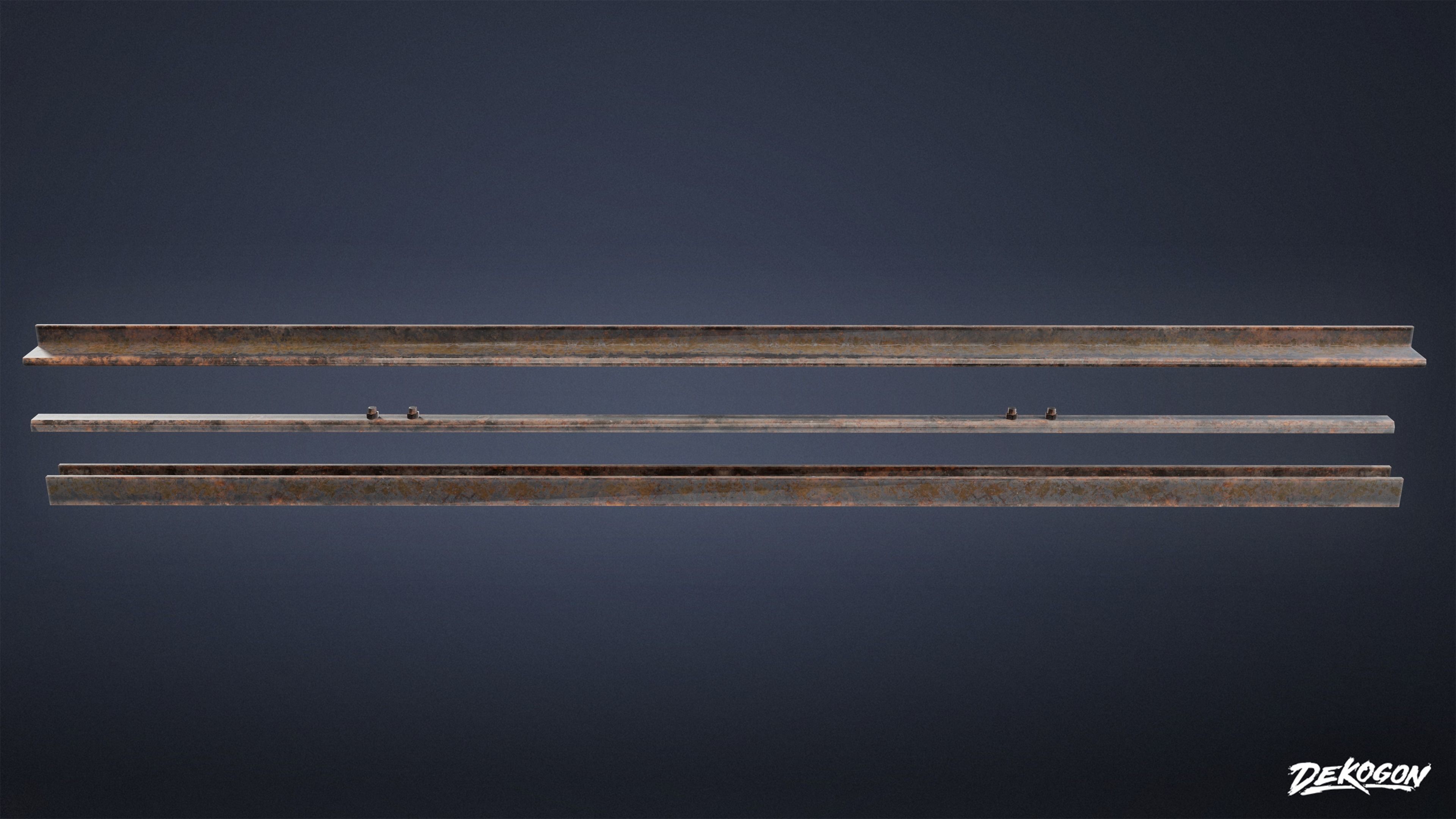 PIPES AND VENTS - Pipes 03 - LOW POLY Low-poly 3D model_15