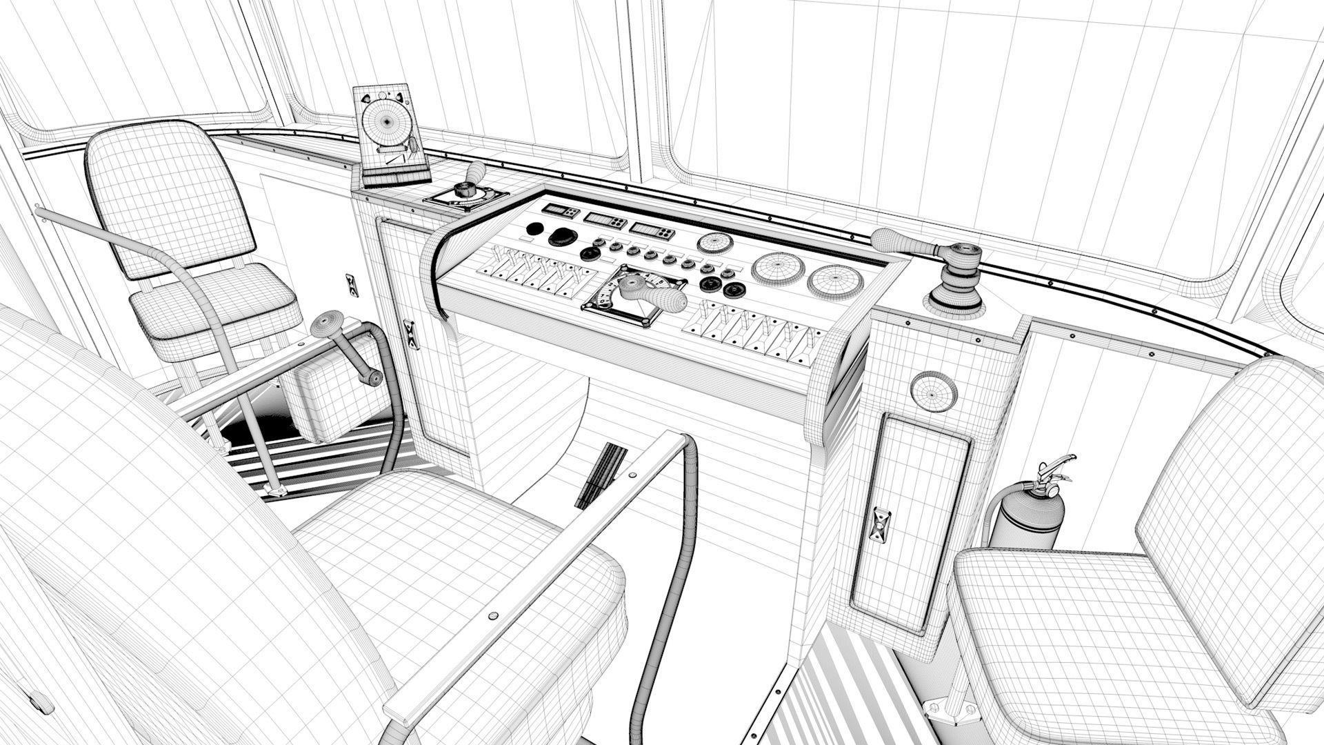 Sinobus JZ series 812 Yugoslavian Railbus 3D model_10
