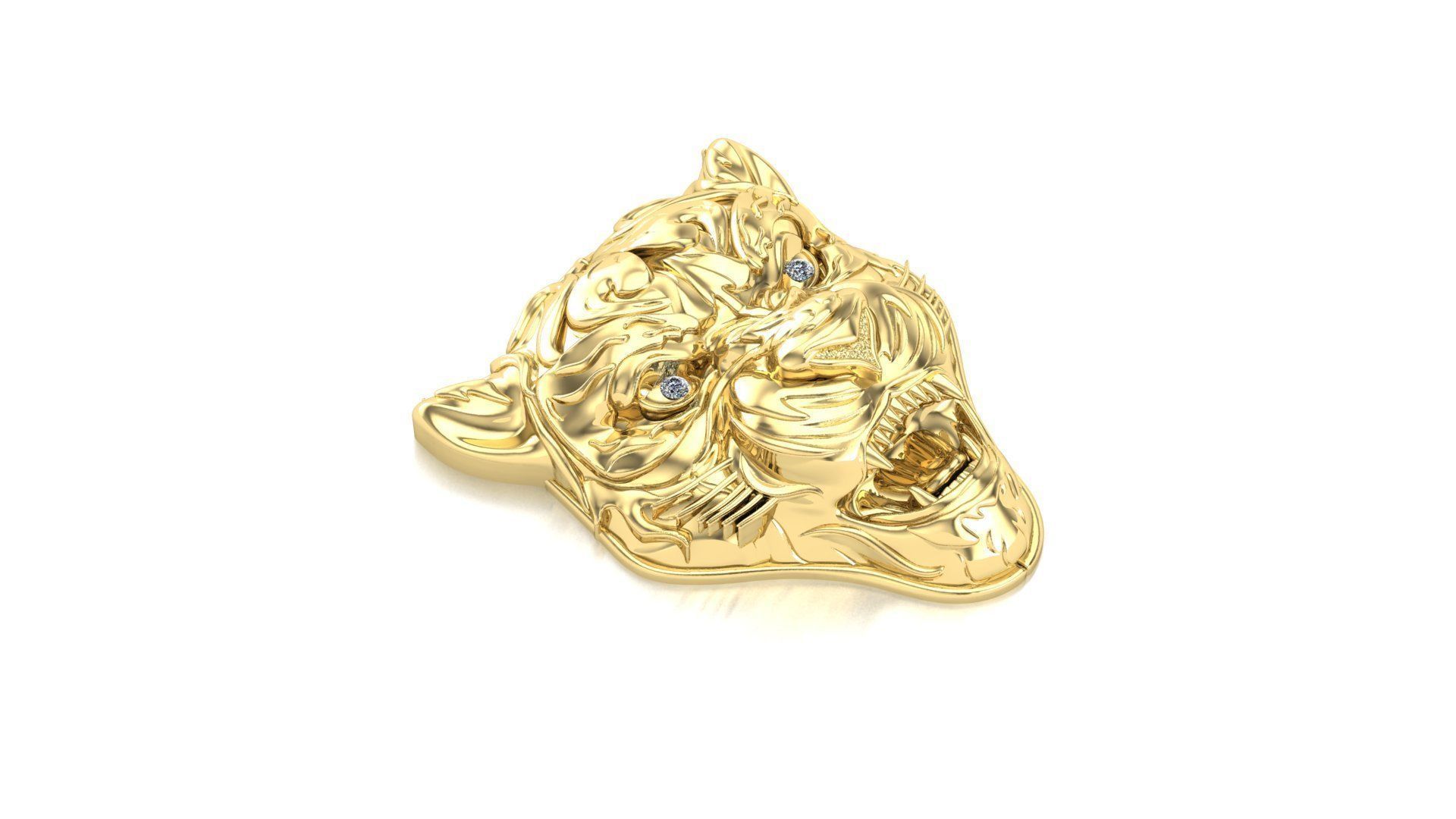 panther tiger 3D print model_2