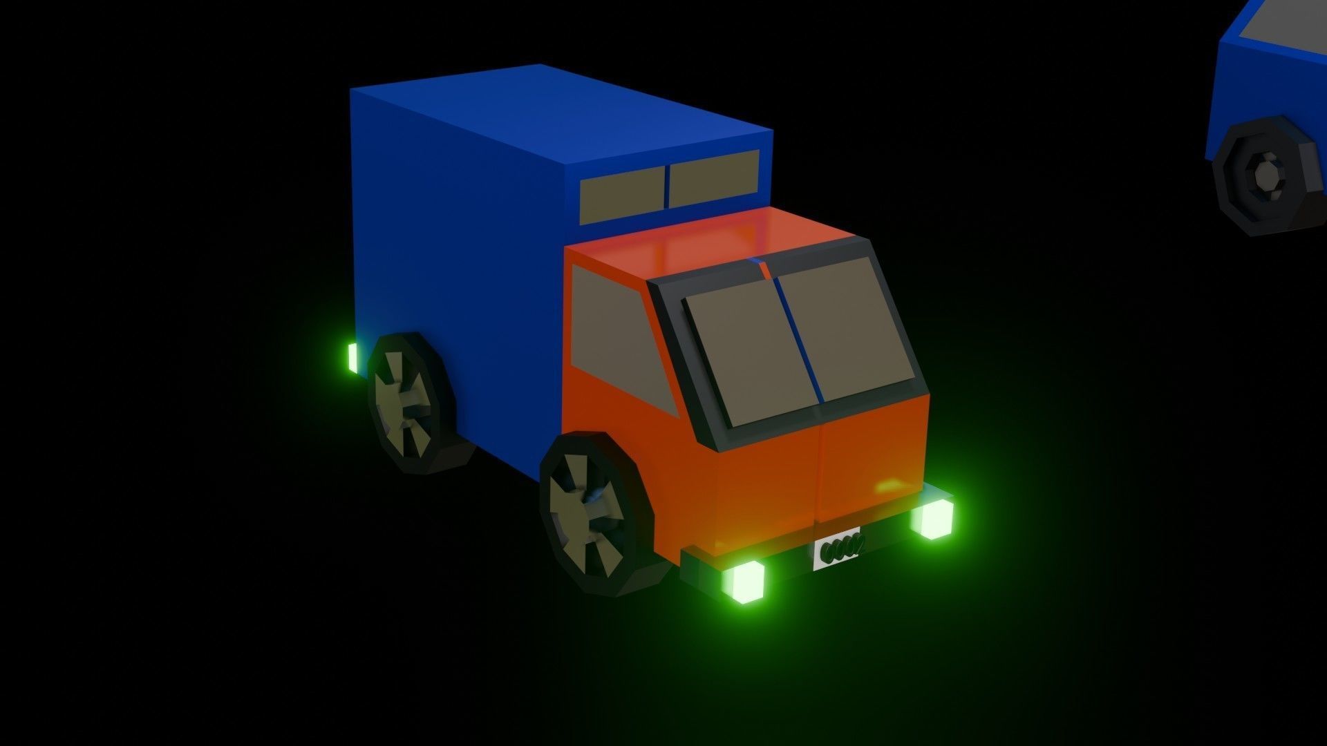 8 items of 3D modeling low poly Transportation folder Low-poly 3D model_8