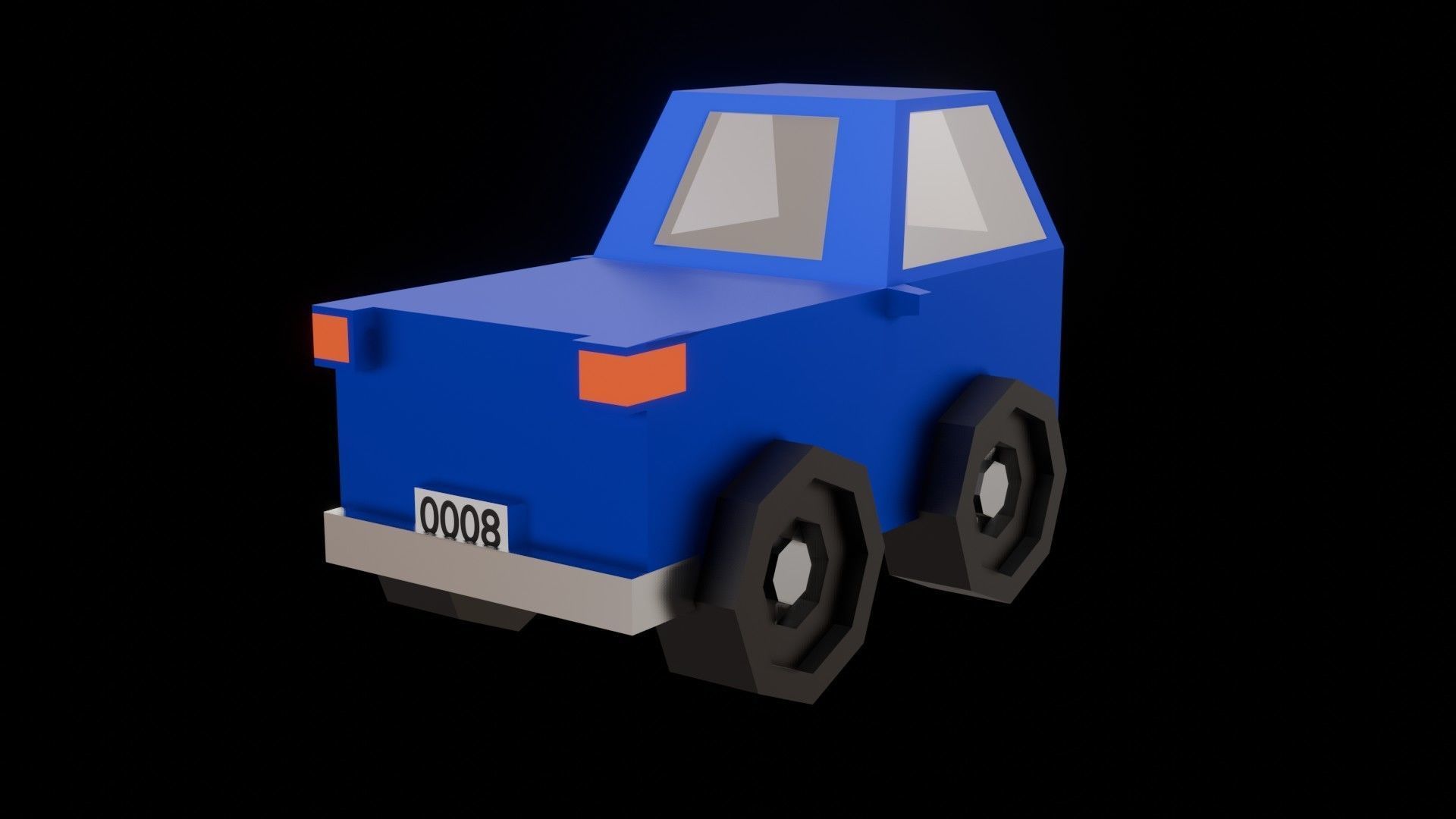 8 items of 3D modeling low poly Transportation folder Low-poly 3D model_3