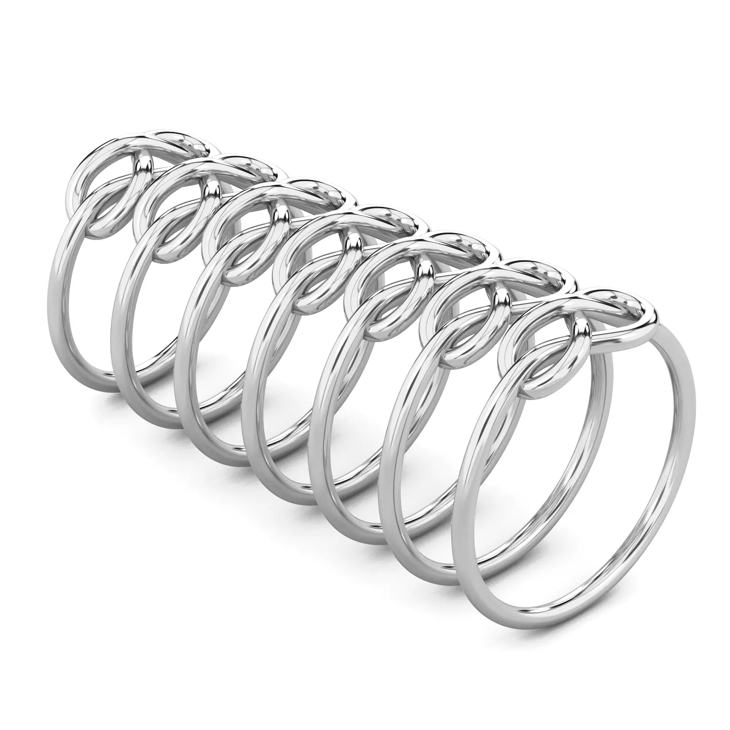 7 Ring Knot 3D print model
