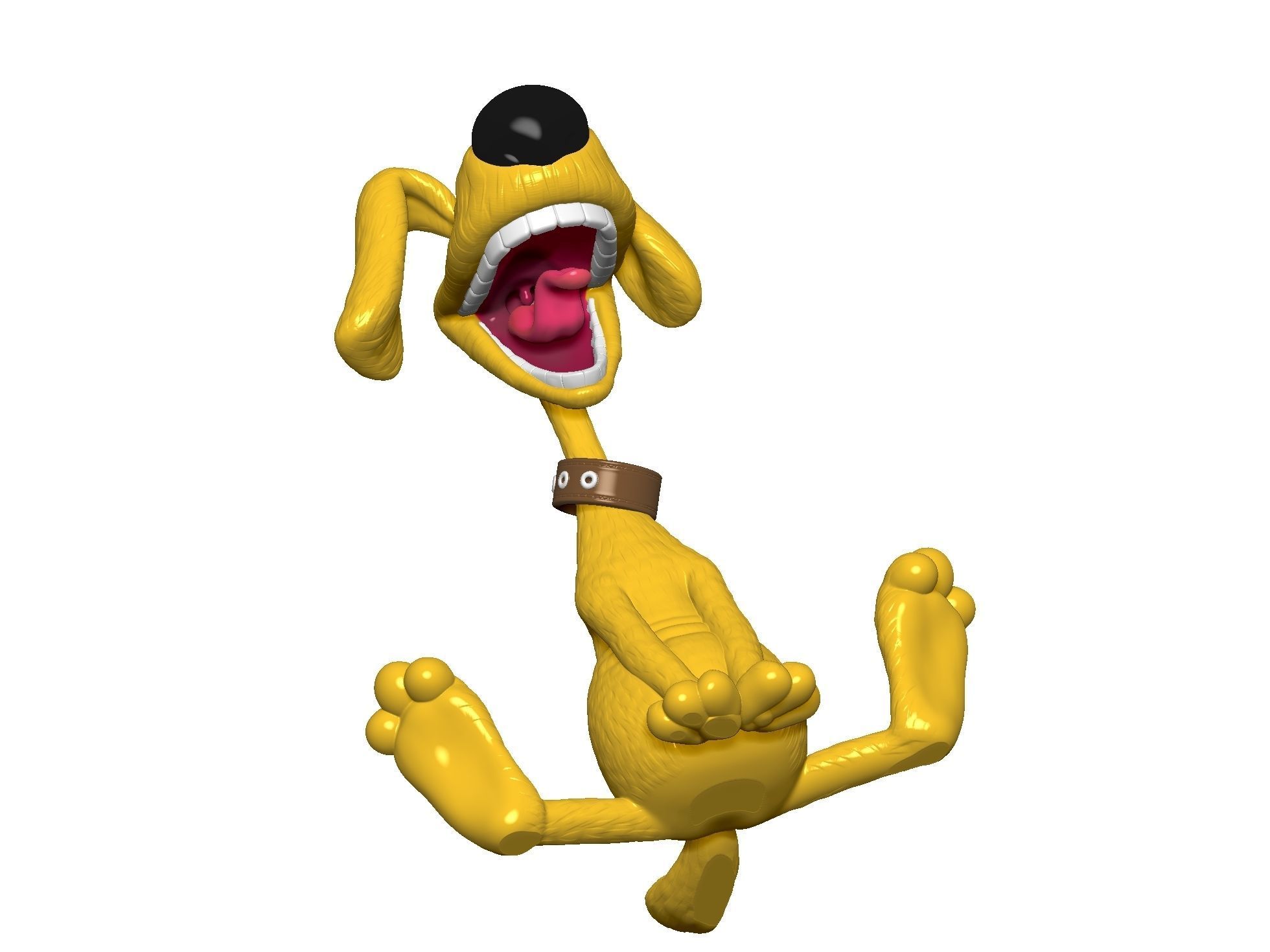 Treasure Island Dog STL 3D print model_16