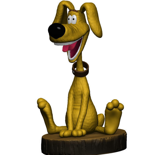 Treasure Island Dog STL 3D print model_25