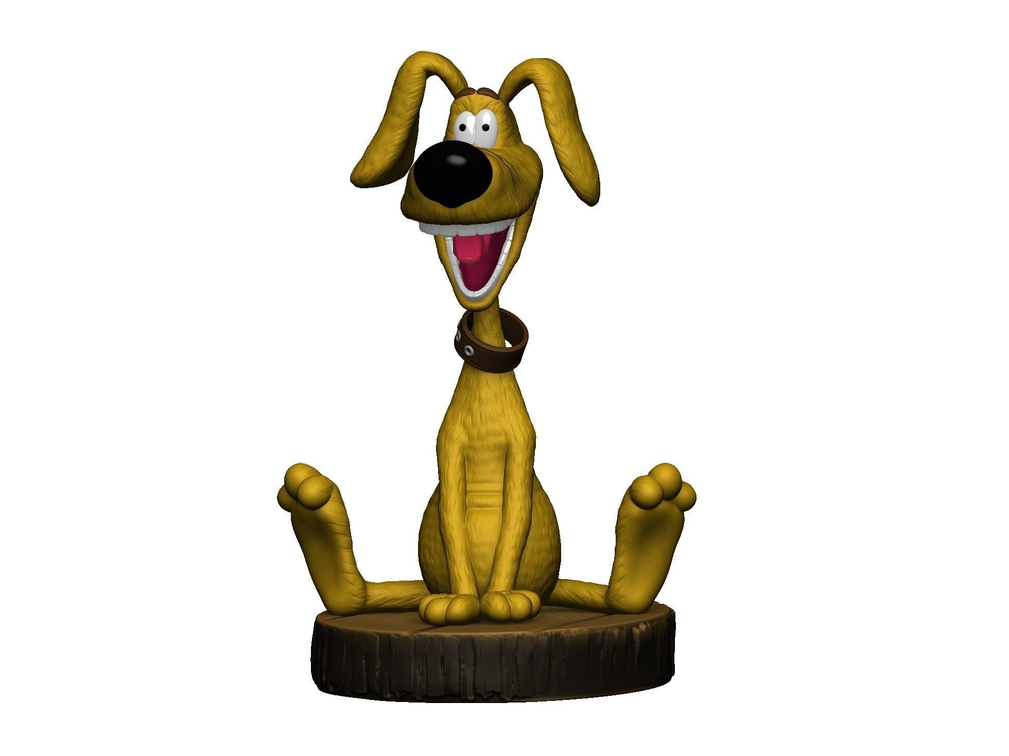 Treasure Island Dog STL 3D print model_15