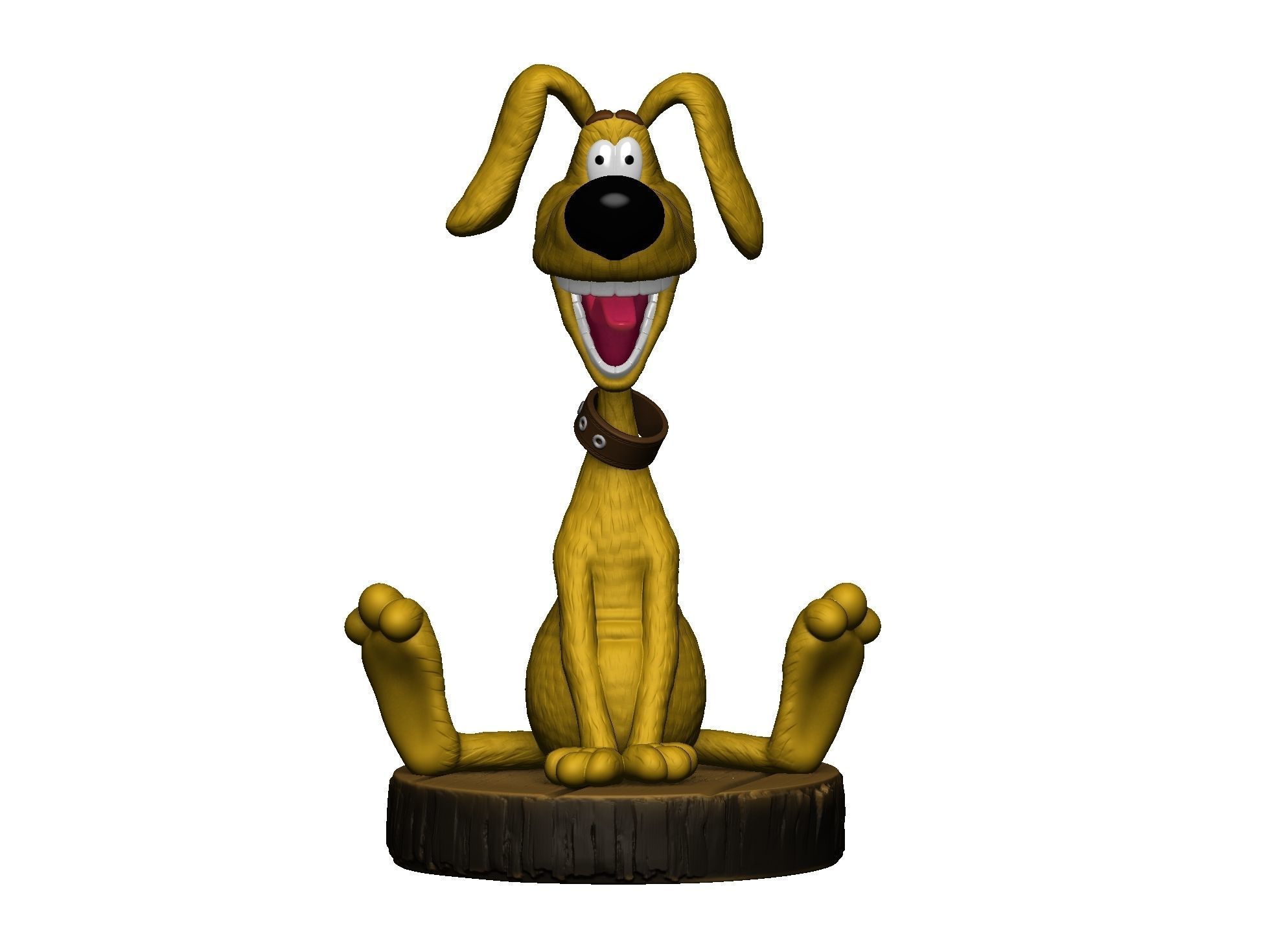 Treasure Island Dog STL 3D print model_5