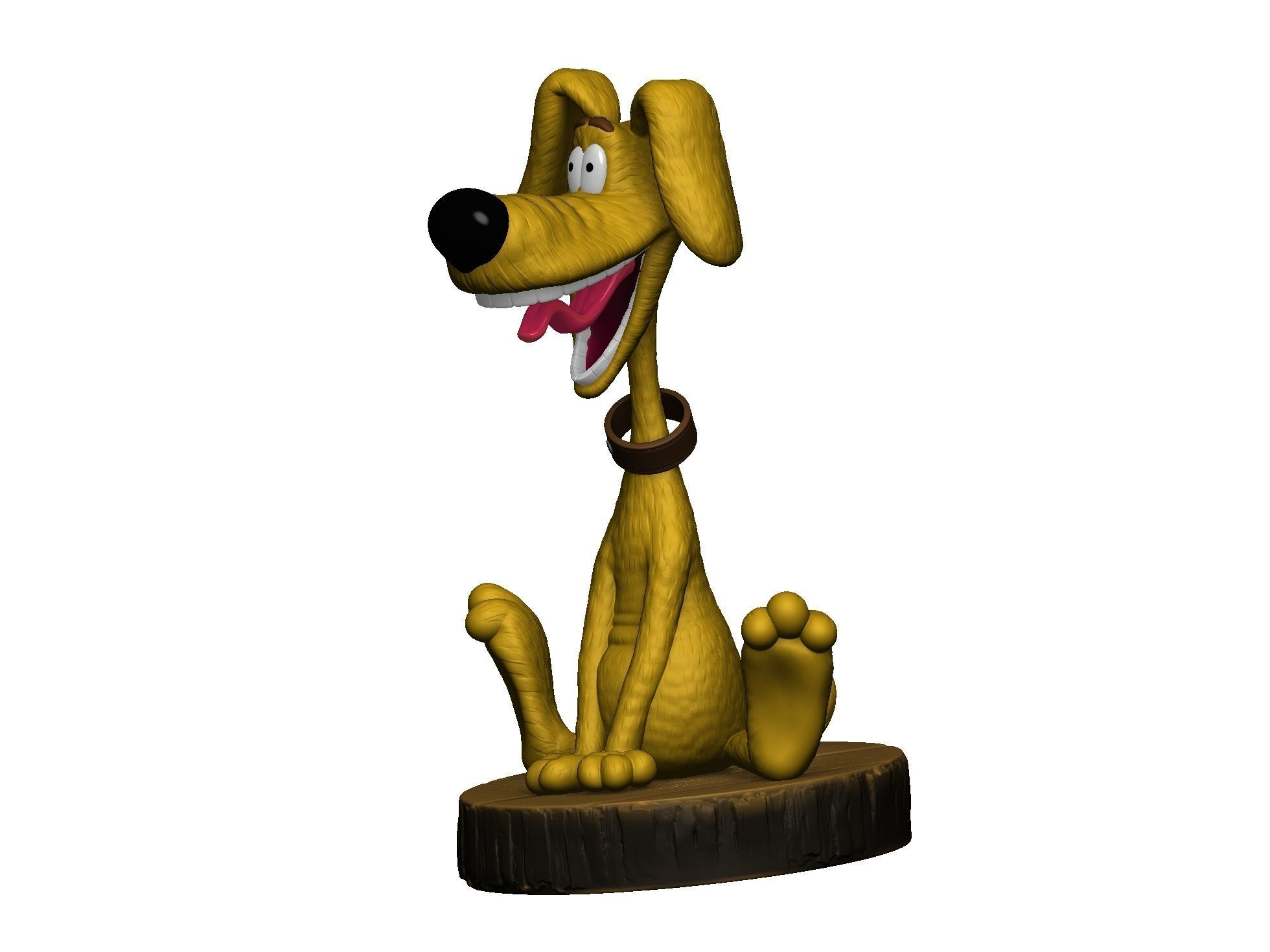 Treasure Island Dog STL 3D print model_23