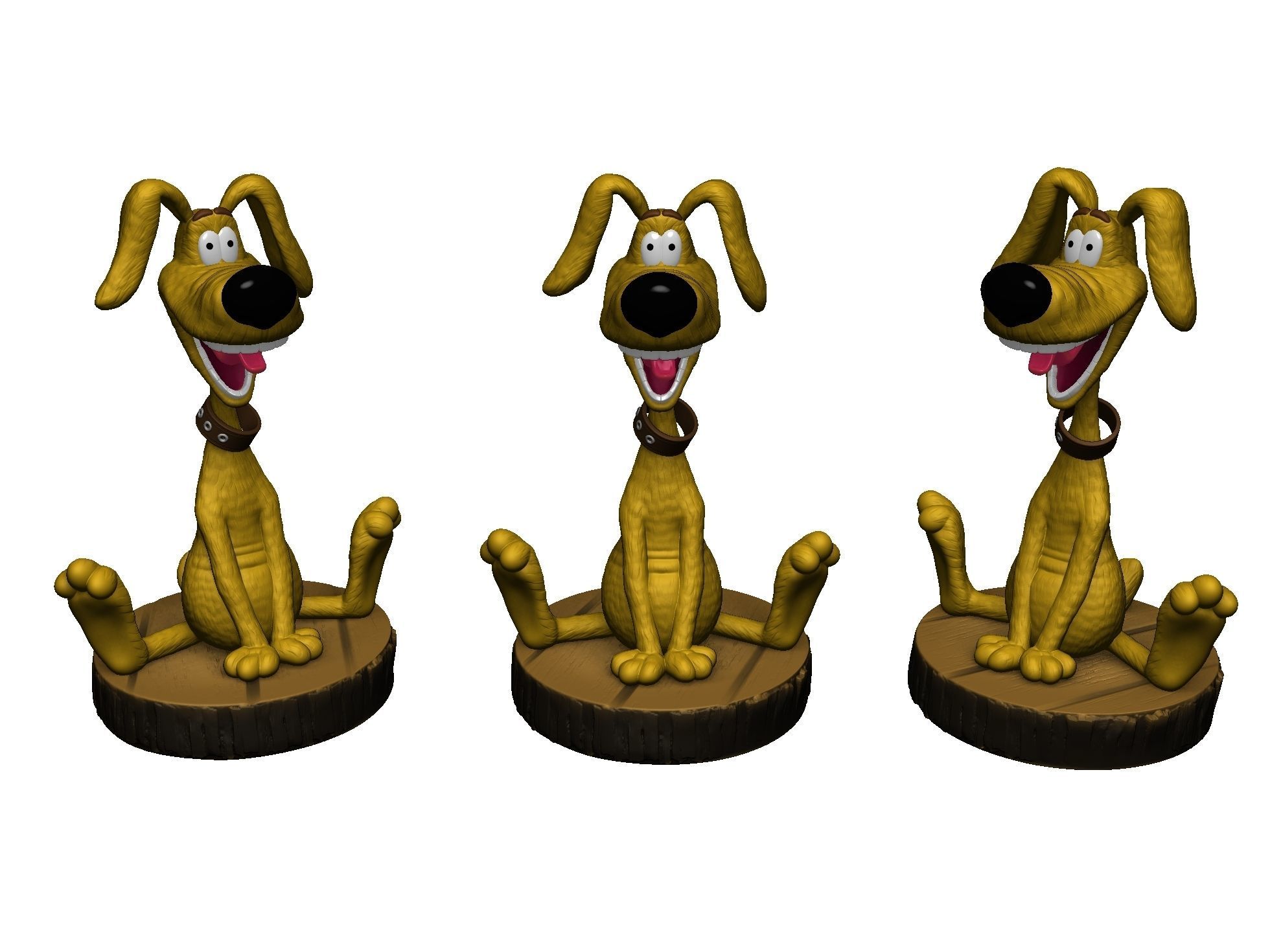 Treasure Island Dog STL 3D print model_11