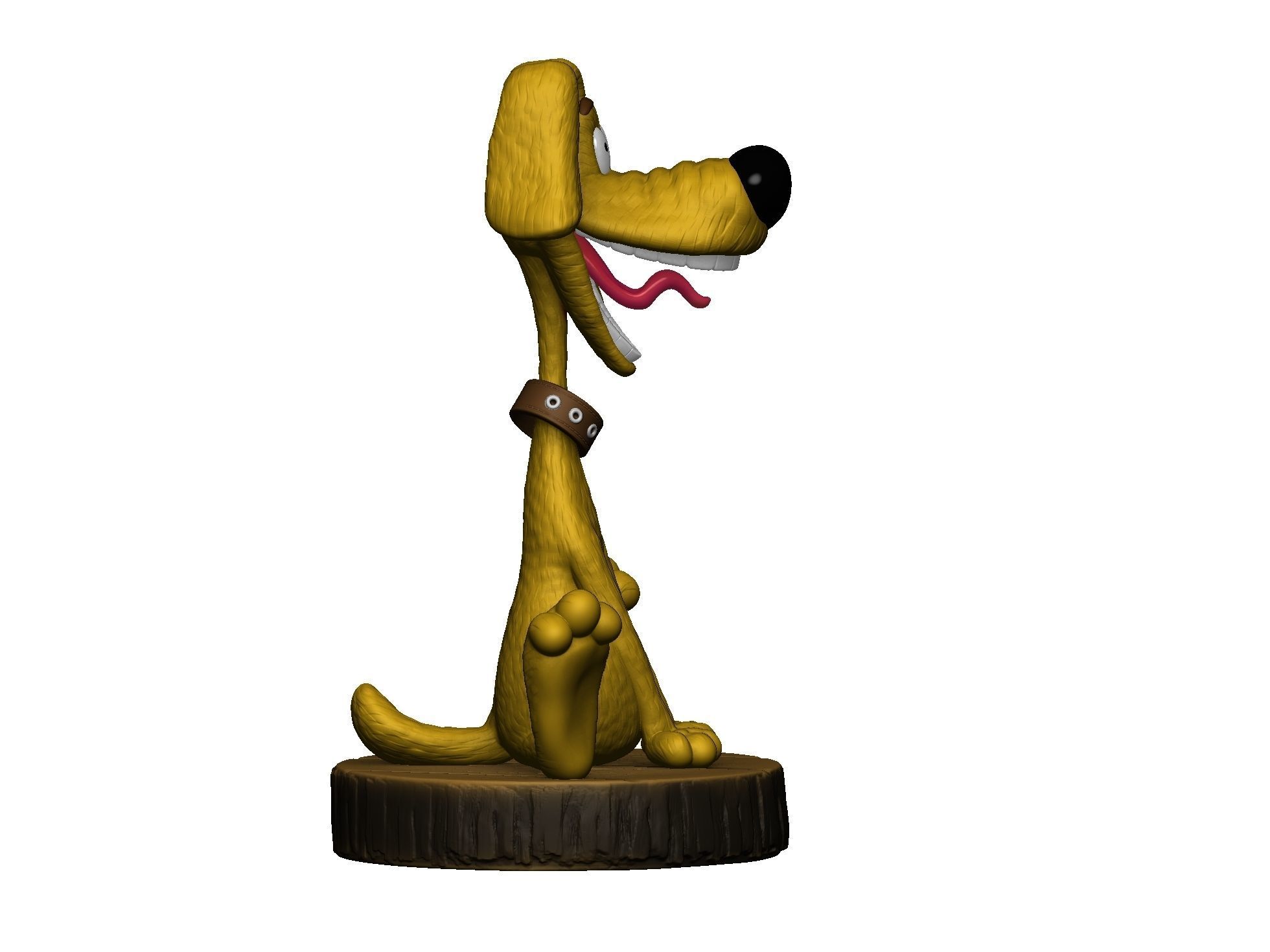 Treasure Island Dog STL 3D print model_7