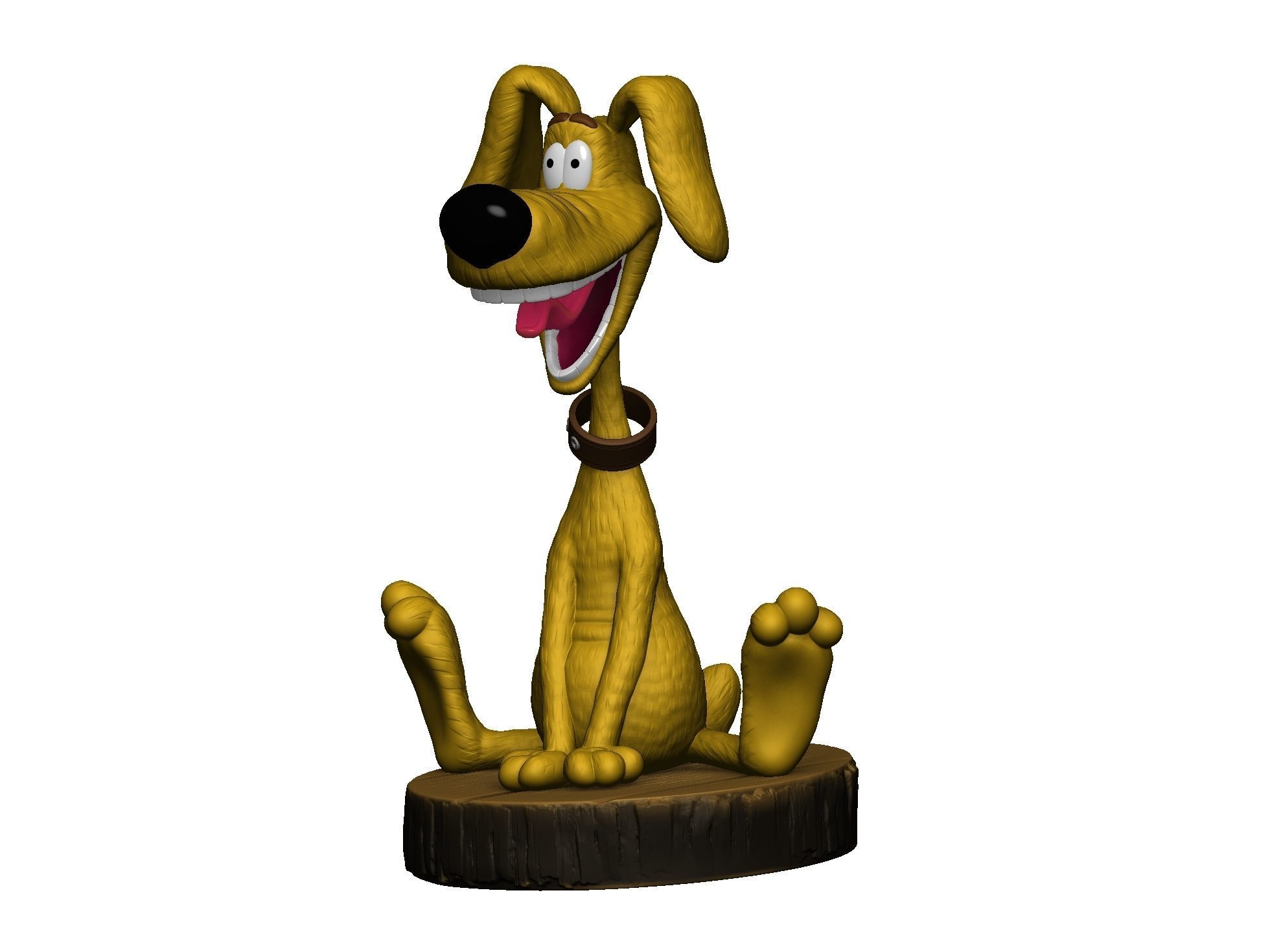 Treasure Island Dog STL 3D print model_4