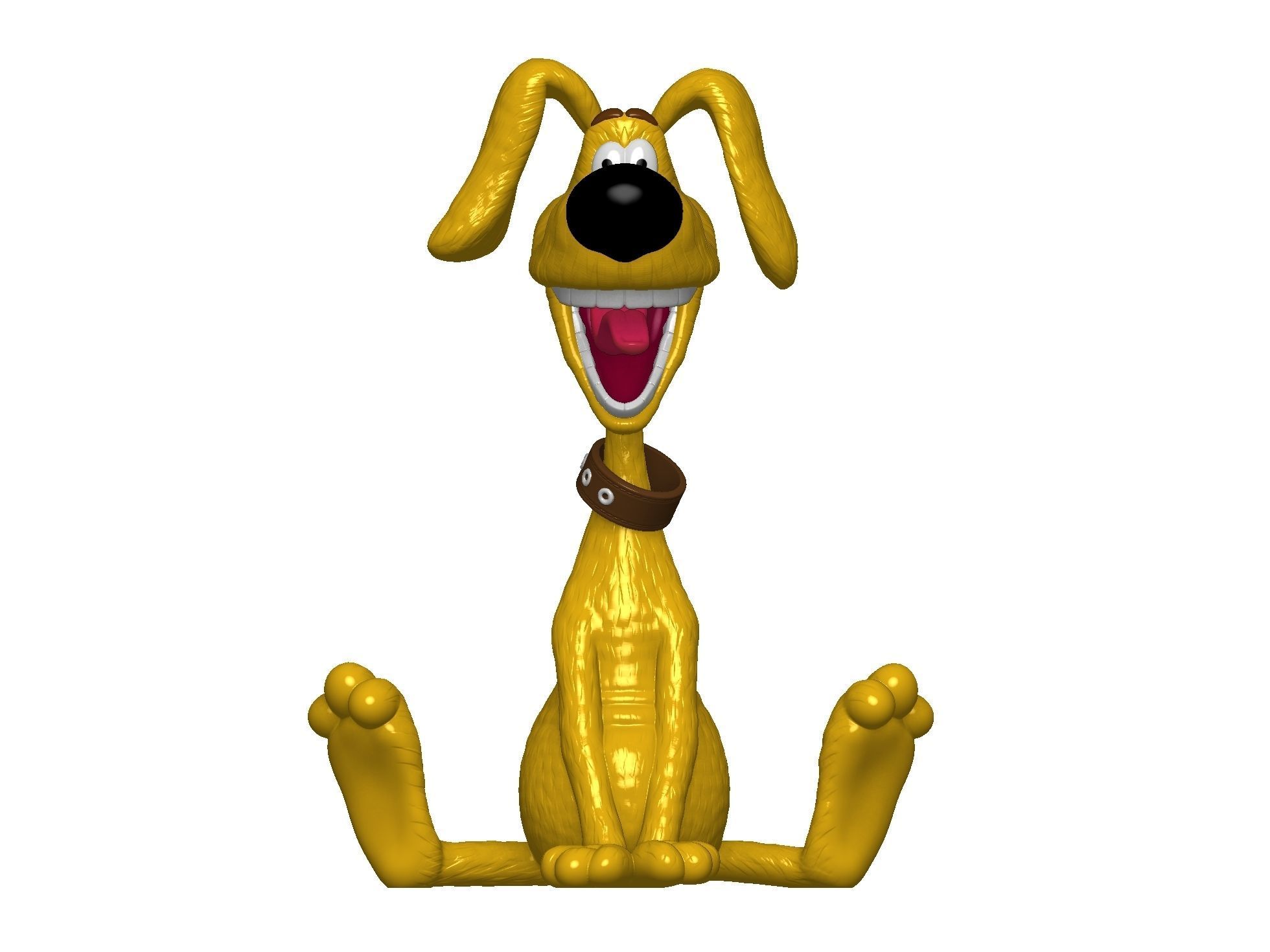 Treasure Island Dog STL 3D print model_17