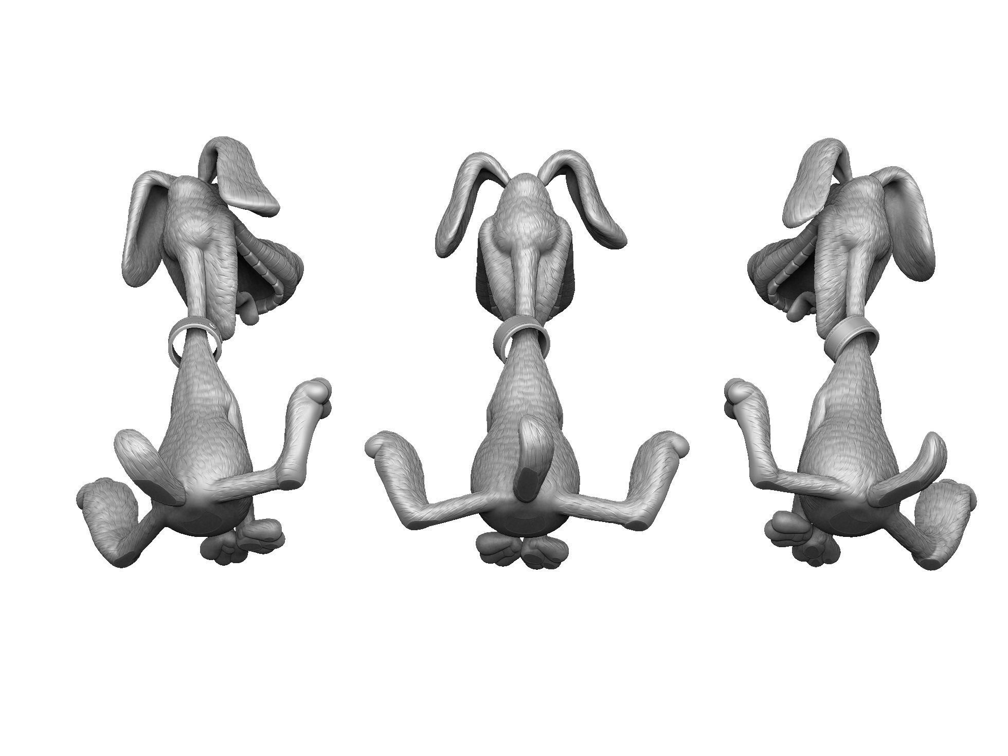 Treasure Island Dog STL 3D print model_19