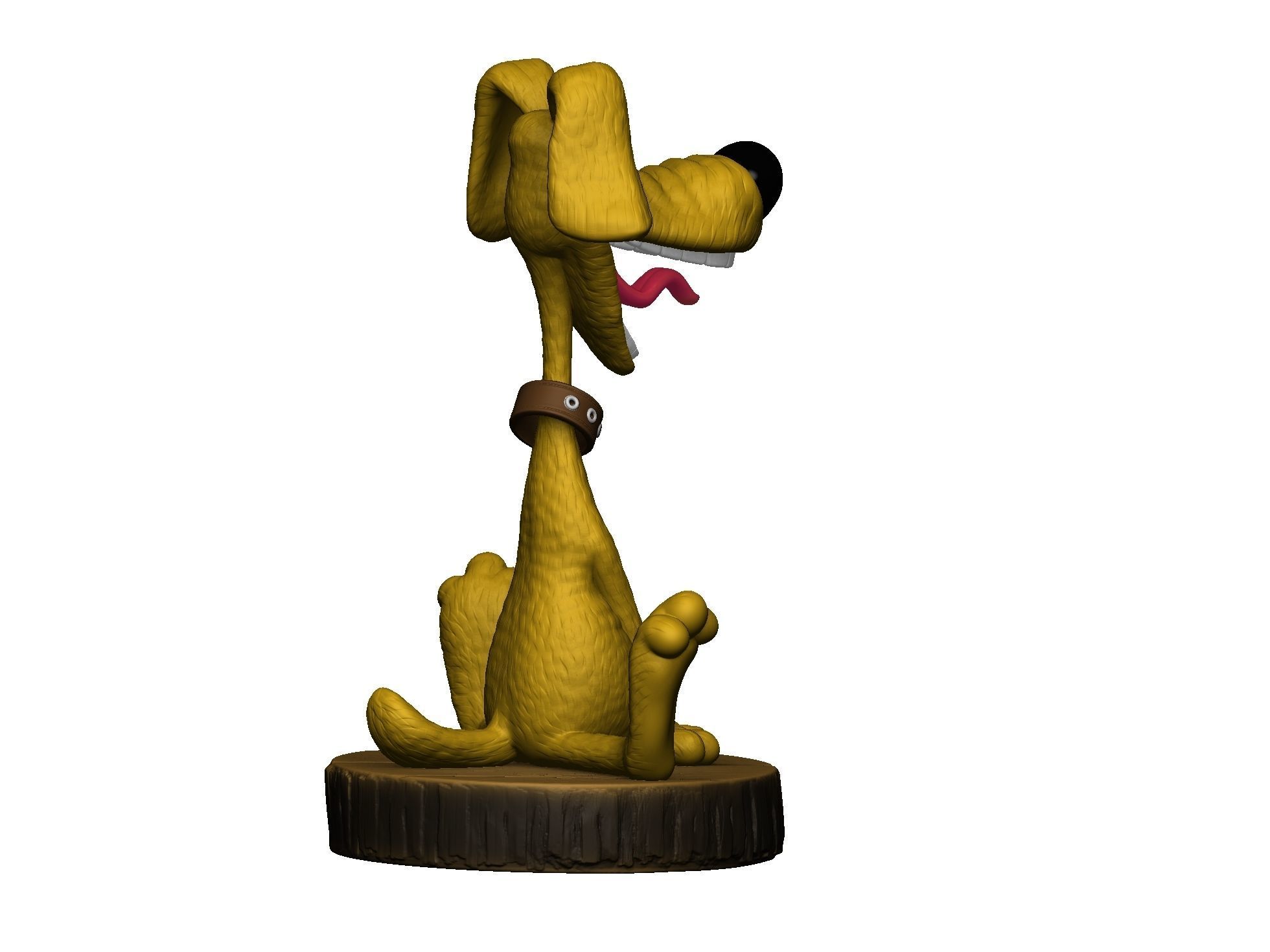 Treasure Island Dog STL 3D print model_6