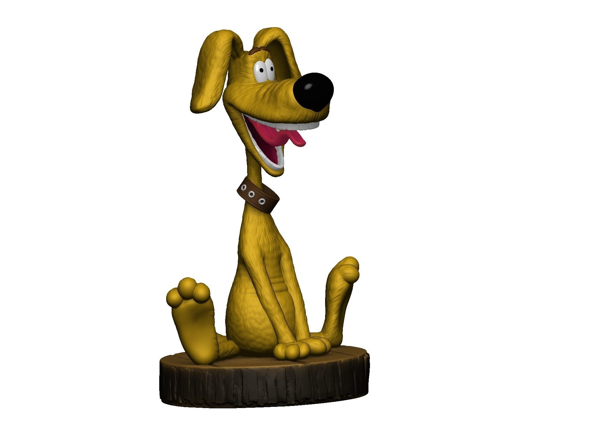 Treasure Island Dog STL 3D print model_8