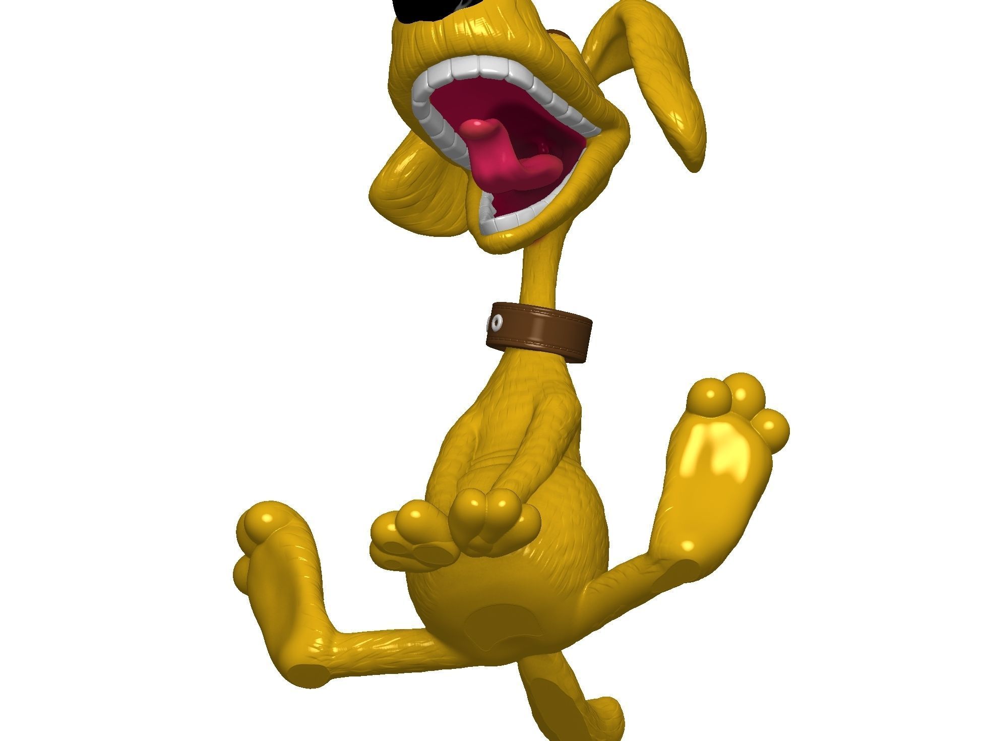 Treasure Island Dog STL 3D print model_14