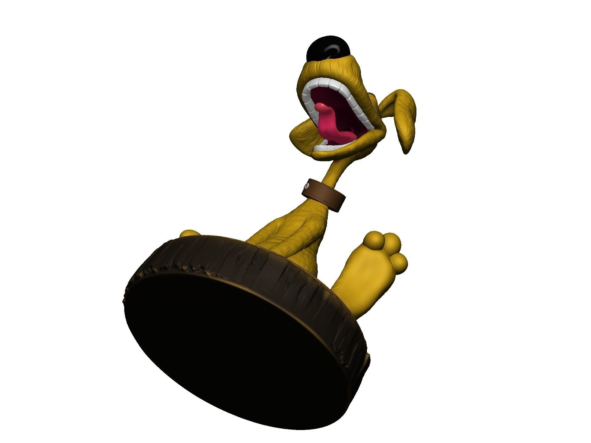 Treasure Island Dog STL 3D print model_9