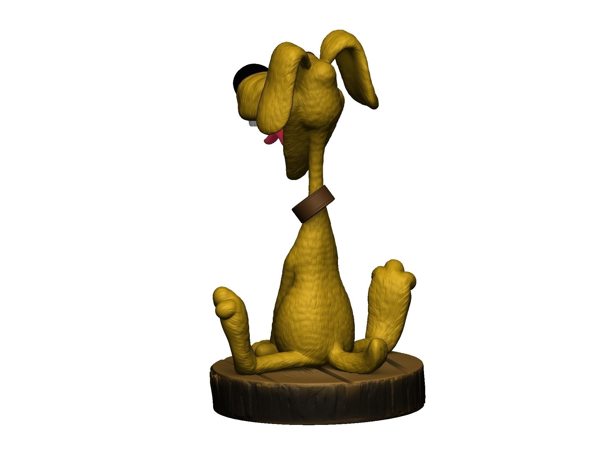 Treasure Island Dog STL 3D print model_27