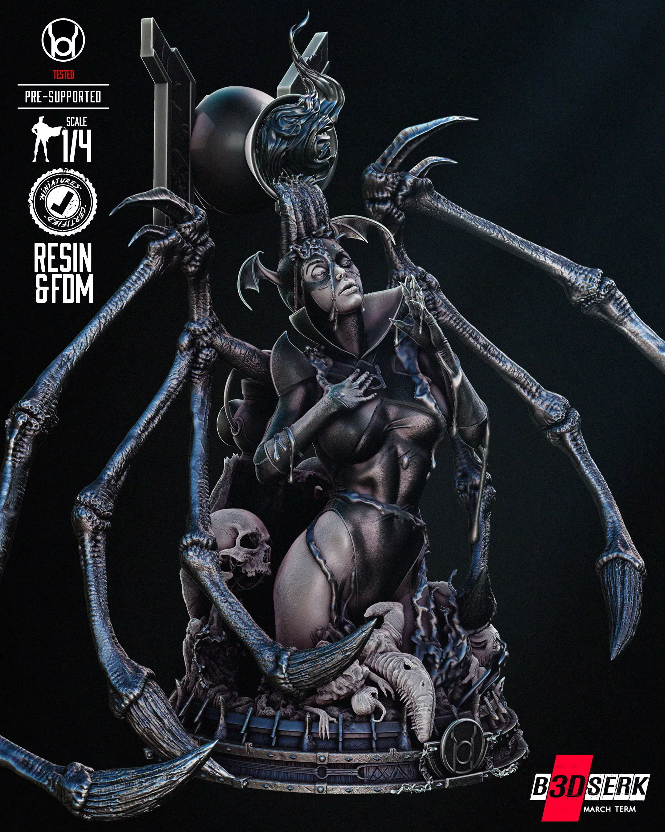 B3DSERK Bleez Bust Tested for 3D printing 3D print model