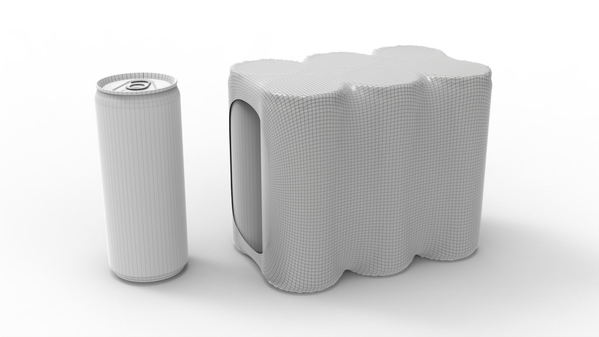 Six pack packaging beverage soda cans 10-5oz - 310ml Texture_3