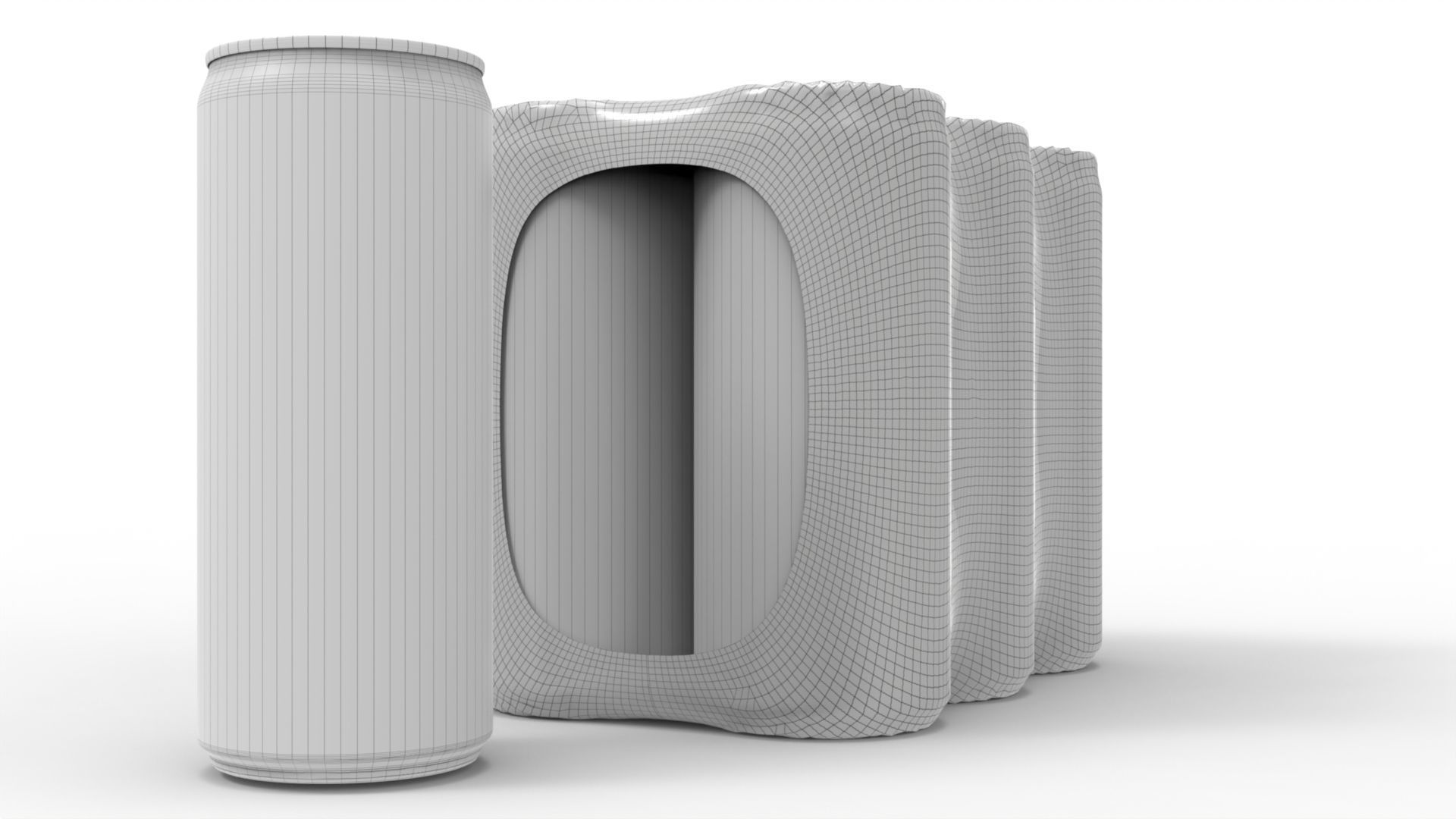 Six pack packaging beverage soda cans 10-5oz - 310ml Texture_4