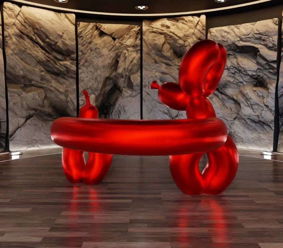 Balloon Dog Large Toy Fan Art 3D print model_4