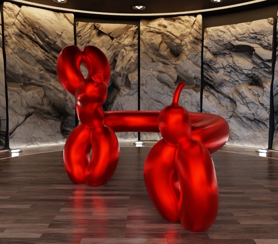 Balloon Dog Large Toy Fan Art 3D print model_9