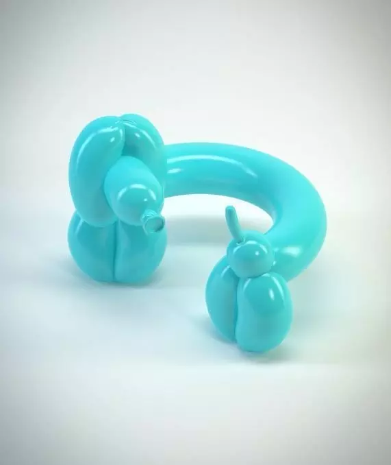 Balloon Dog Large Toy Fan Art 3D print model_0