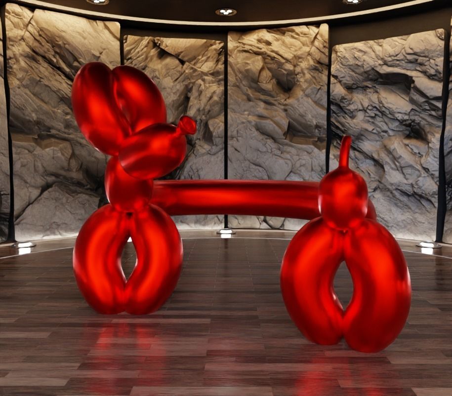 Balloon Dog Large Toy Fan Art 3D print model_10