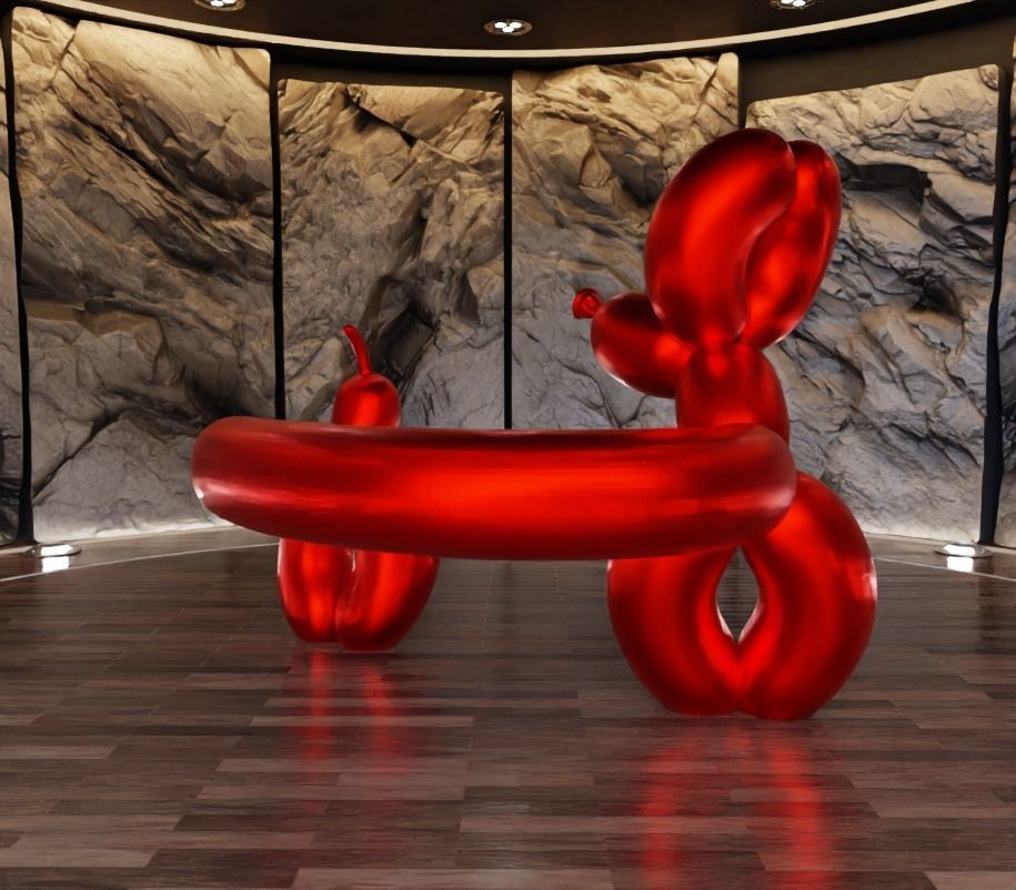 Balloon Dog Large Toy Fan Art 3D print model_7