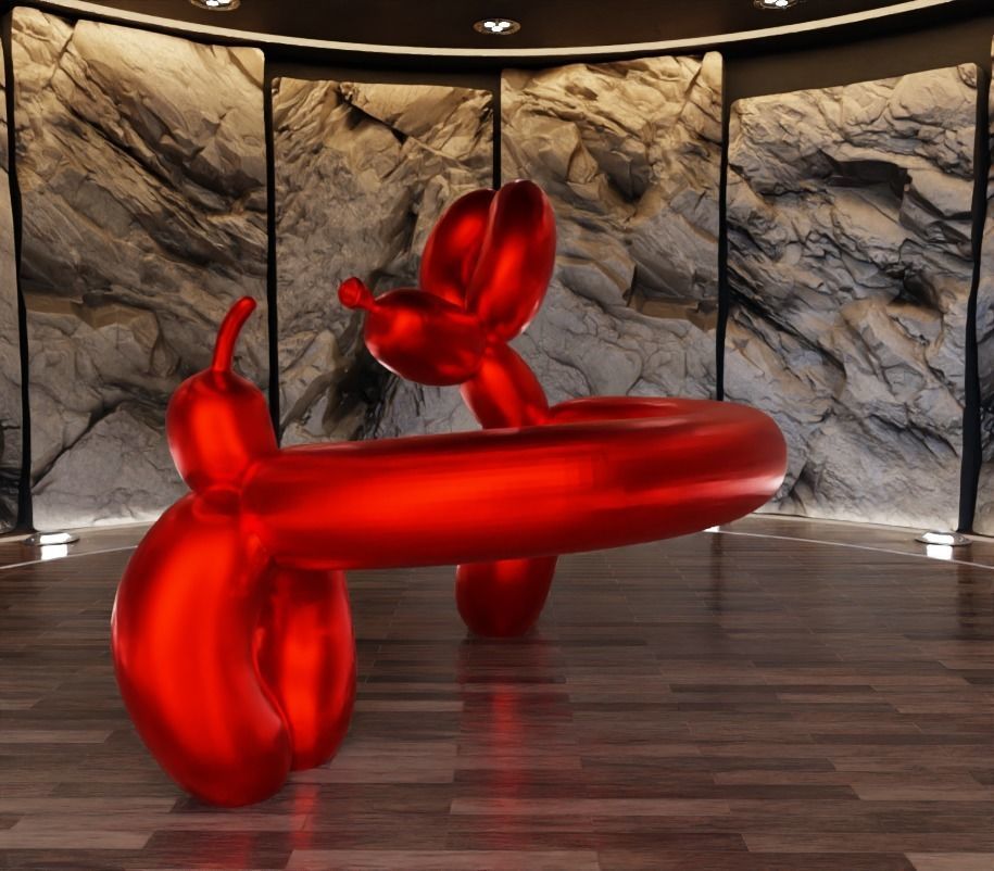 Balloon Dog Large Toy Fan Art 3D print model_8