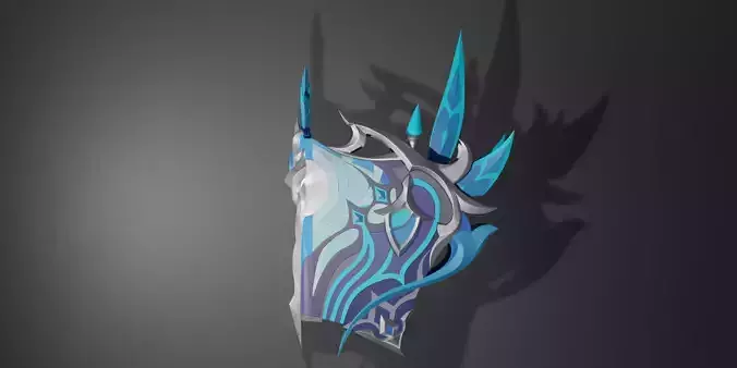Genshin impact Neuvillette Catalyst Tome of the Eternal Flow 3D print model