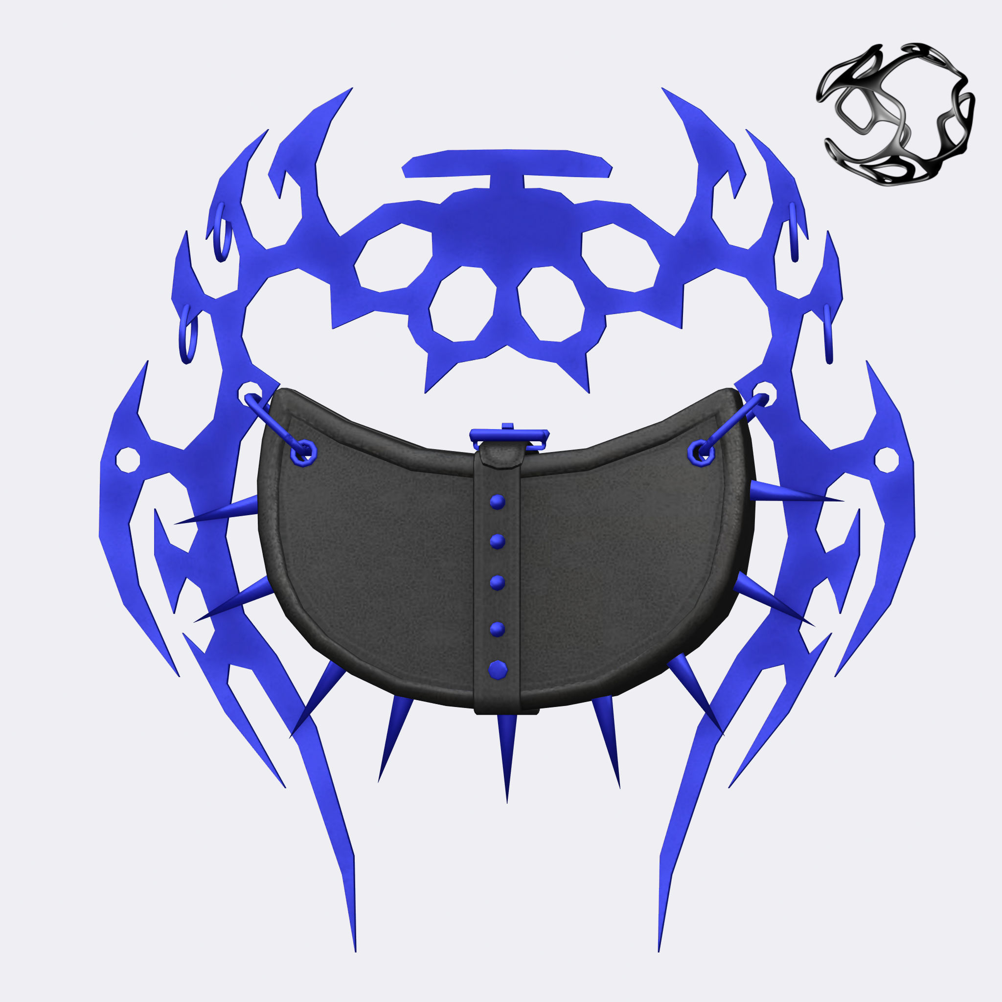 Cybr Bag - Game Ready Low-poly 3D model_2