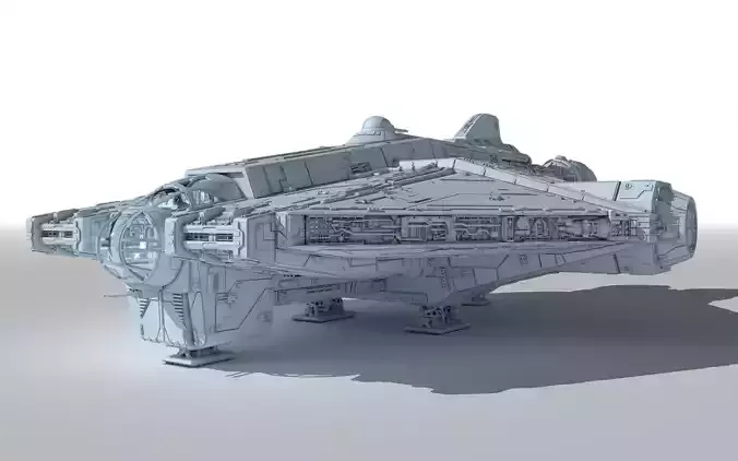 Star Wars Ahsoka serie Ghost with Fantom  3D print model