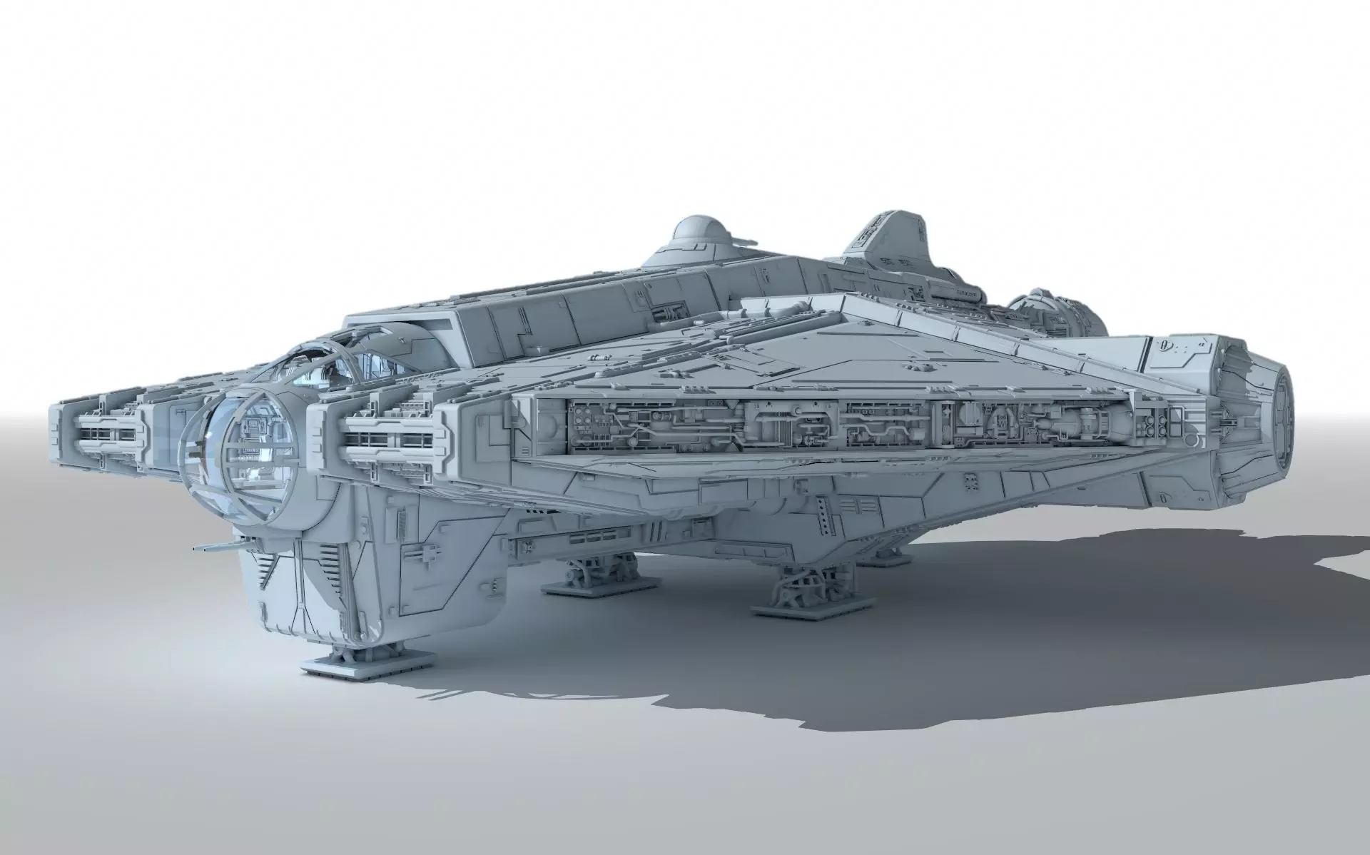 Star Wars Ahsoka serie Ghost with Fantom  3D print model_0