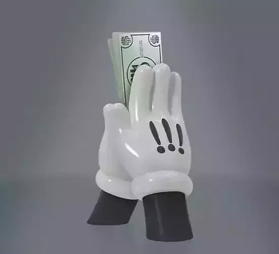 In Cash We Trust Glove Toy Fan Art 