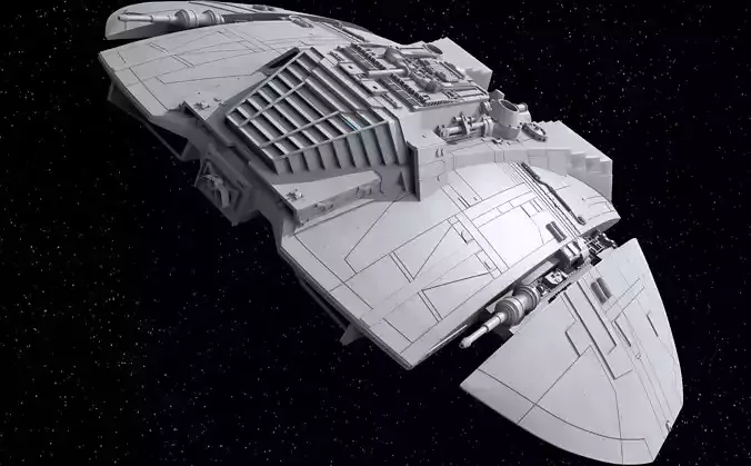 Battlestar Galactica Original Serie Cylon Raider 3D print model