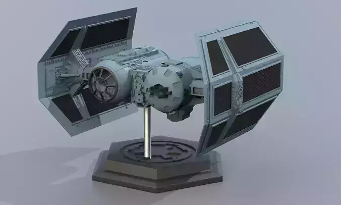 Star Wars Empirse Stricks Back Tie Bomber 3D print model
