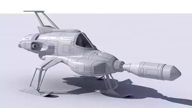UFO Interceptor 3D print model