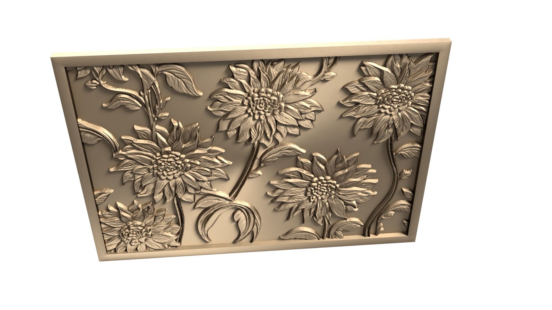 Modern Wall Panel Relief for CNC and 3D Printing 06  3D print model_7