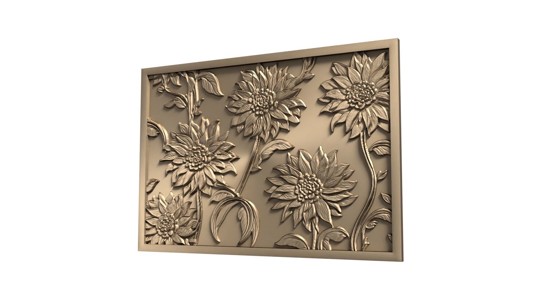 Modern Wall Panel Relief for CNC and 3D Printing 06  3D print model_10
