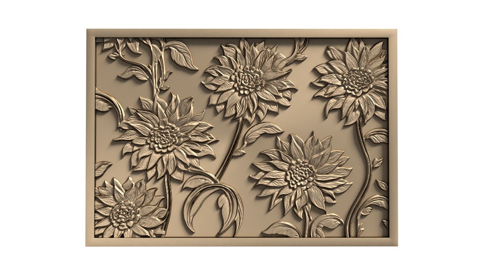 Modern Wall Panel Relief for CNC and 3D Printing 06  3D print model_2
