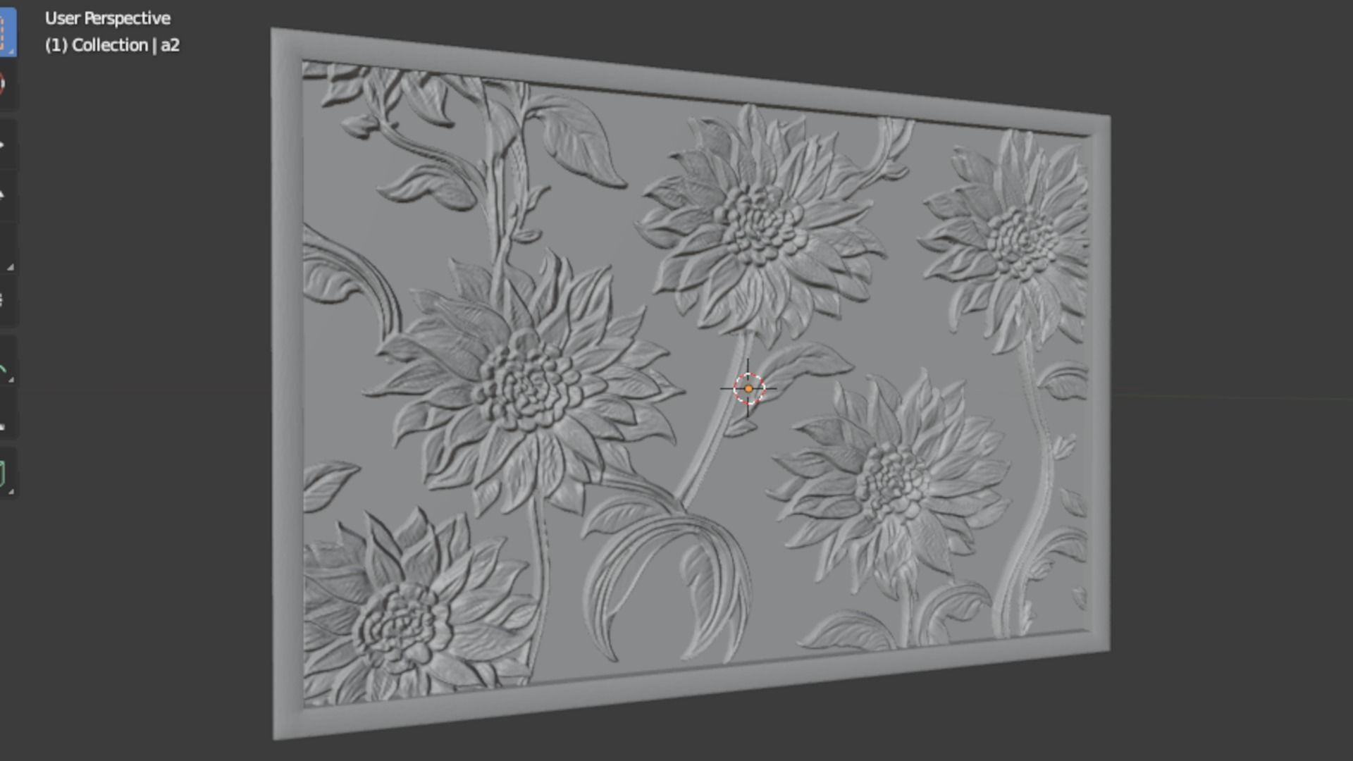 Modern Wall Panel Relief for CNC and 3D Printing 06  3D print model_5
