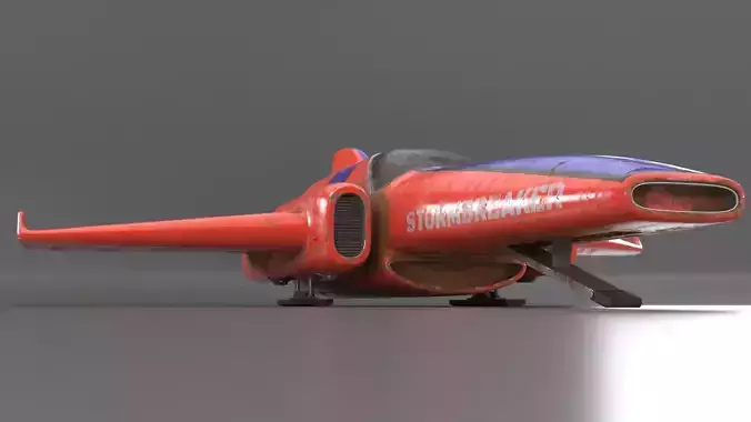 Plane speed racer 3D model